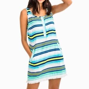 NWT Southern Tide Corrine Dress Offshore Green